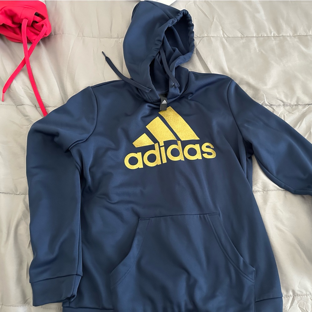 Brand: Adidas, Size: L, Color: Blue, New, Hoodie